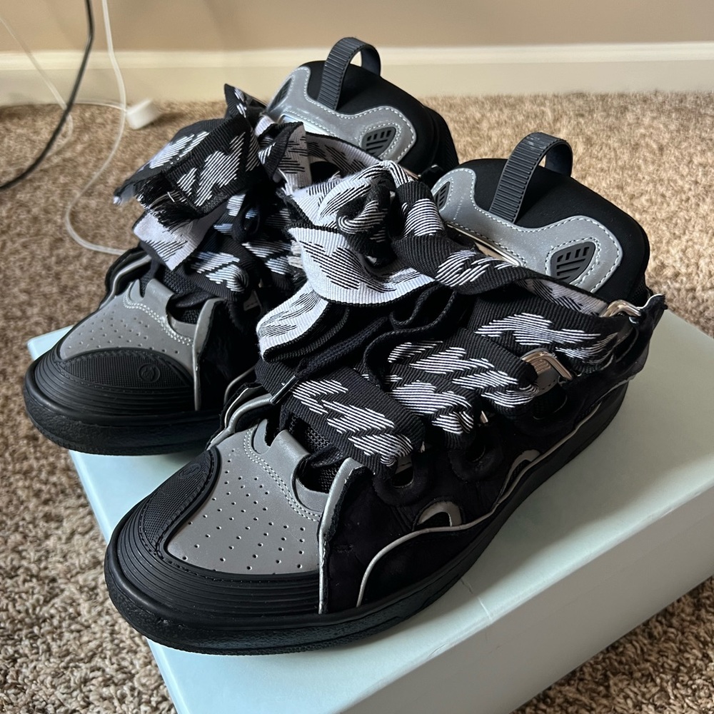 Lanvin Curb Black Sneakers size 43 (10)